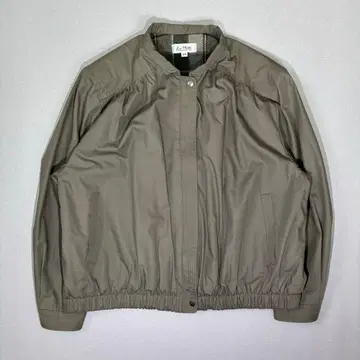 LaPlata 블루종 집업 그레이지 어깨 패드 9R 레트로 구제 의류