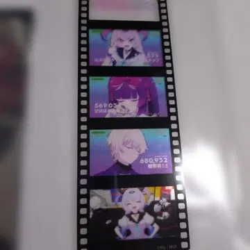 NEEDY GIRL OVERDOSE 특전 필름 프레임풍 클리어 책갈피