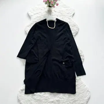 FOXEY*폭시 뉴욕 롱 가디건 스트레치 블랙