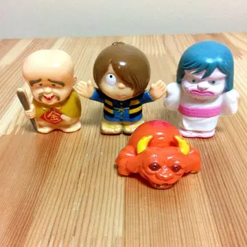 게게게의 키타로 키타로 코나키지이 스나가케바바 우시키 손가락 인형 4세트