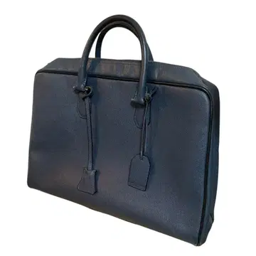 YUKINO x 유나이티드 애로우즈 별주 가죽 비즈니스 백 네이비