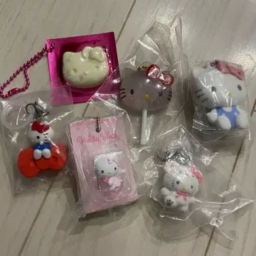 키티 가챠 폭신폭신 스노우 컬러풀 캔디 참 패키지