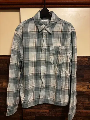 ZARA 체크 무늬 긴팔 셔츠 플란넬 셔츠