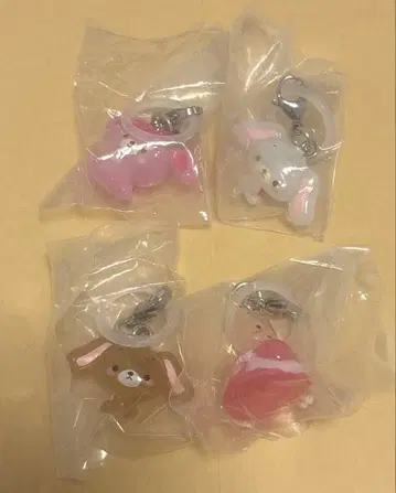 산리오 윳토 메지루시 액세서리 쿠로 우사 시로 우사 본봉 리본