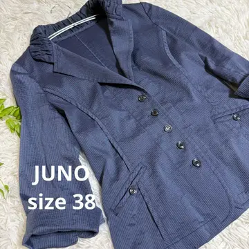 JUNO 주노 네이비 스트라이프 테일러드 자켓 size38