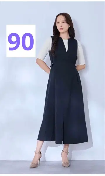 [ overE ] 폴리니 오버롤 스커트 오버이