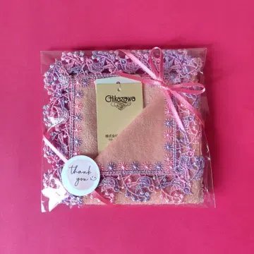 치카자와 레이스점 부인화보 타월 손수건 허밍버드 피치 랩핑 완료