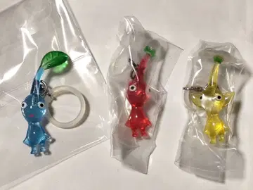 피크민 메지루시 액세서리 2탄 빨간색, 파랑, 노랑 3종 세트