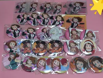 우라라카 오챠코 캔뱃지 세트