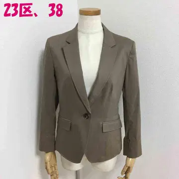새상품급 23KU 자켓 38 브라운