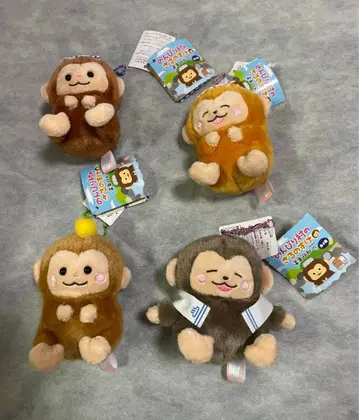 한가로운 마을의 원숭이 스케 봉제 인형 마스코트 전 4종 @