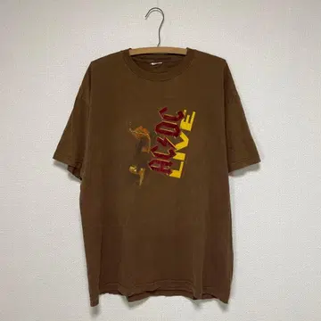 00s ACDC 밴딩 AC/DC 티 셔츠