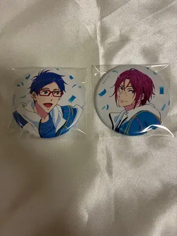 Free!FS Celebration 캔뱃지 린 레이 세트