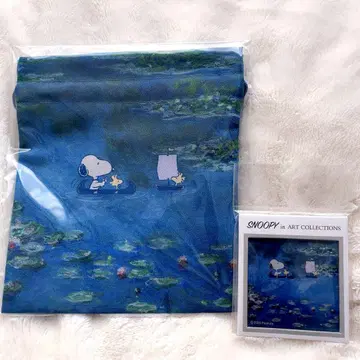 모네전 수련 스누피 복조리 파우치와 마그넷