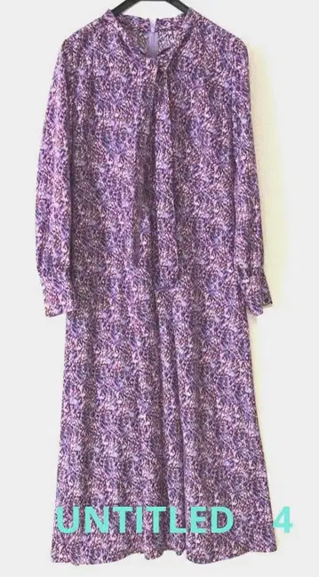 UNTITLED 4 빅 사이즈 보타이 원피스