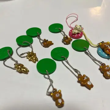 리락쿠마 스트랩 9개 세트