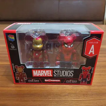 BE@RBRICK MARVEL 스파이더맨 세트 페어 박스상 A