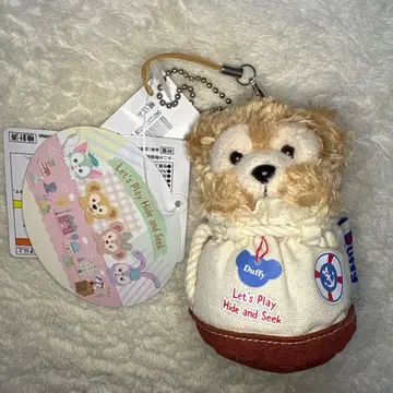 더피 봉제 인형 스트랩 숨바꼭질 2019 TDS 미사용 택 포함