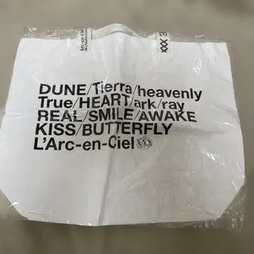 L'Arc-en-Ciel 30th 쇼핑백 화이트 라르크앙시엘