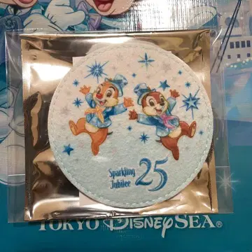디즈니씨 25주년 수베니어 코스터 칩과 데일
