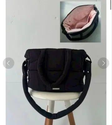 dazzlin 마쉬멜로우 토트백 요시다 아카리 콜라보 블랙