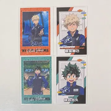 나의 히어로 아카데미아 핫케이지마 파라다이스 카드 바쿠고 미도리야