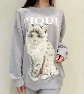 젤라또피케 CAT 자카드 풀오버 / 숏팬츠 / 고양이 파자마