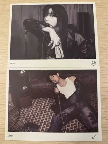 BTS 아리랑 Deluxe Vinyl 봉입 엽서 2종 세트 V 태태