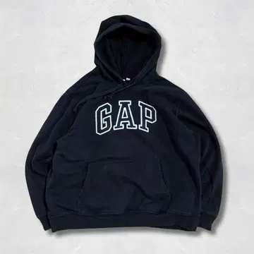 GAP 후드티 블랙 XL 빅 로고 후디 스테디셀러