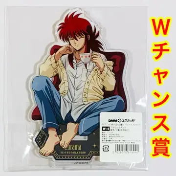 DMM 스크래치 유유백서 W 찬스상 쿠라마 아크릴 스탠드 표정 차이 복권