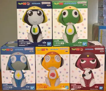 개구리 중사 케로로 빅 SOFVIMATES 피규어 5체 세트