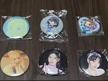 [당일 발송] LE SSERAFIM 캔뱃지 6개 세트 (개별 판매 가능)