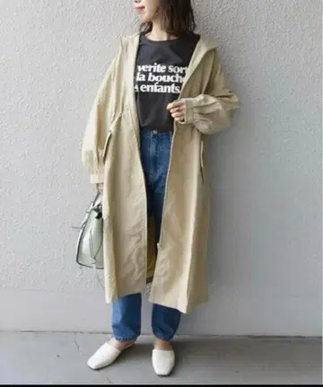 SHIPS 롱 코트 봄, 가을 착용 가능! M 사이즈 38