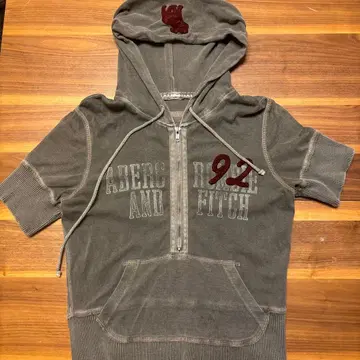 Abercrombie and Fitch 그레이 후드티 y2k 여성용
