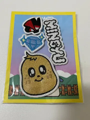 seventeen 김자Velcro 패치 세트 (4개입)