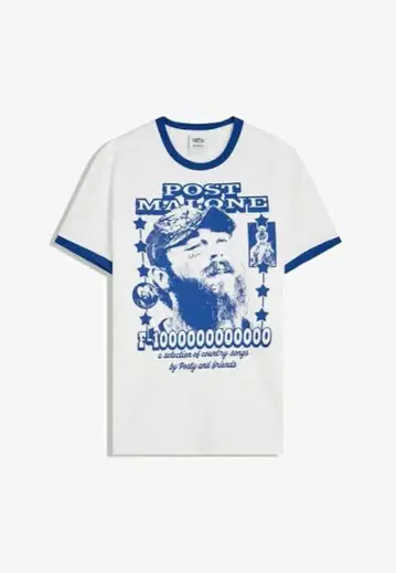 POST MALONE 포스트 말론 bershka 공식 티셔츠