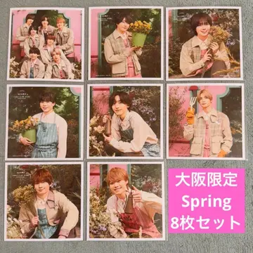 [ 오사카 ] 나니와단시 정사각형 사진 Spring 8장 세트