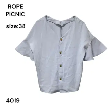 ROPE PICNIC 로페피크닉 셔츠 상의 반팔 38 멋스러운