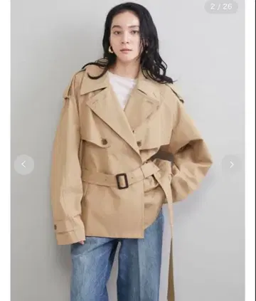 새상품 Mila Owen 숏 트렌치코트