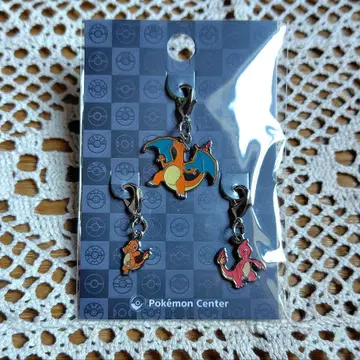 포켓몬 파이리 리자드 리자몽 메탈 참