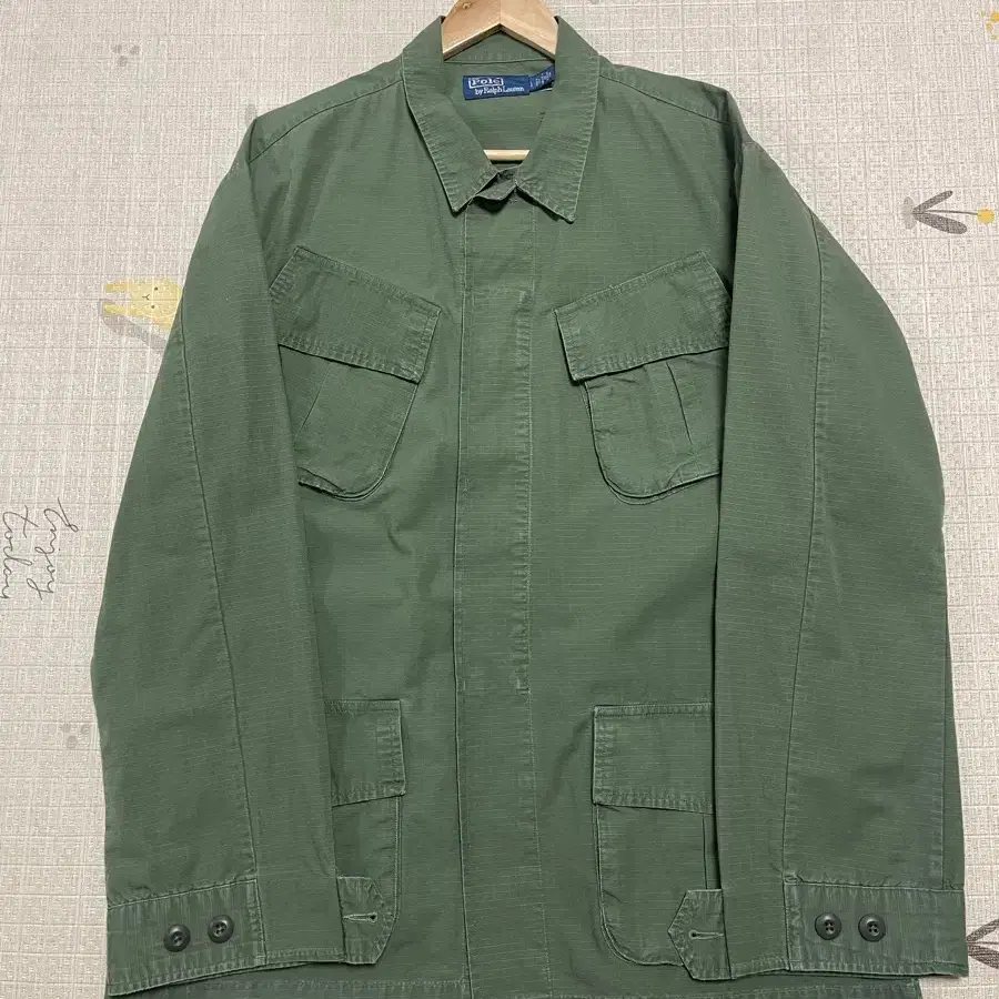 Polo Ralph Lauren Ripstop Utility Overshirt Jungle Fatigue Jacket