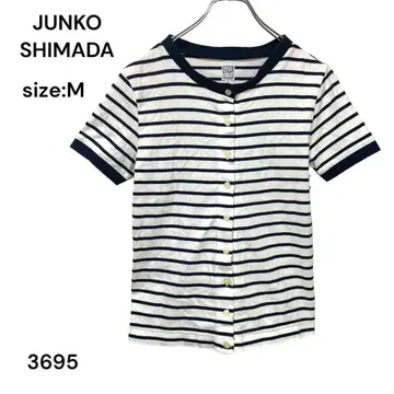 준코 시마다 JUNKO SHIMA 반팔 상의 보더 9R