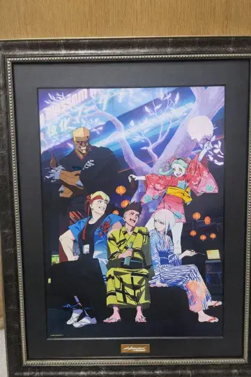 사이버펑크 엣지러너 아트 패널