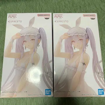 rurudo ESPRESTO Sleepy Bunny 피규어 2체 세트