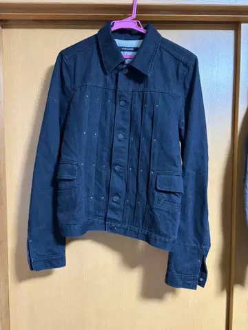 DIET BUTCHER SLIM SKIN 스터드 디자인 데님 자켓