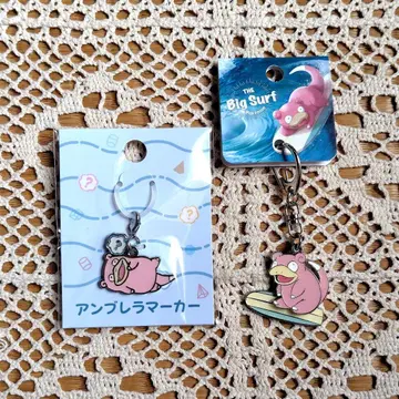 포켓몬 야돈 메탈 참 키링 2개 세트