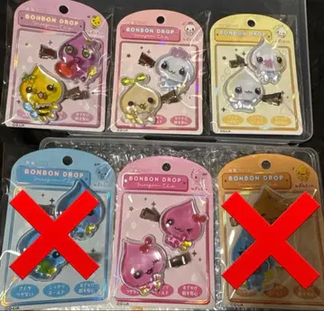 시즈쿠짱 봉봉드롭 앞머리 클립 4개 세트