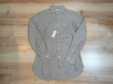 미사용 새상품 RING JACKET 링자켓 격자 무늬 셔츠 38