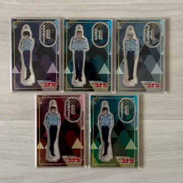 명탐정 코난 코난 플라자 미니 아크릴 스탠드 경찰학교조 아크릴 스탠드