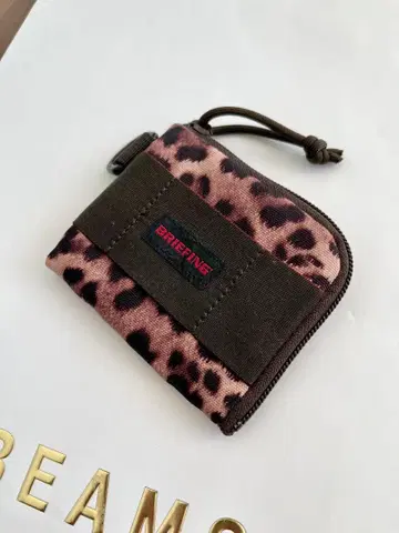 BRIEFING LEOPARD COIN PURCE 코인 케이스 별주 컬러